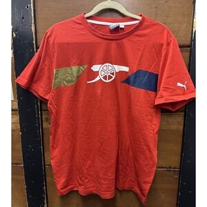 Arsenal Football Club Puma Cannon Collab T-Shirt Red Size Large‎ Soccer Football